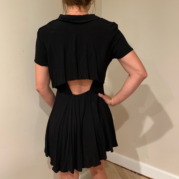 Urban outfitters flows black button down dress - Picture 3 of 3